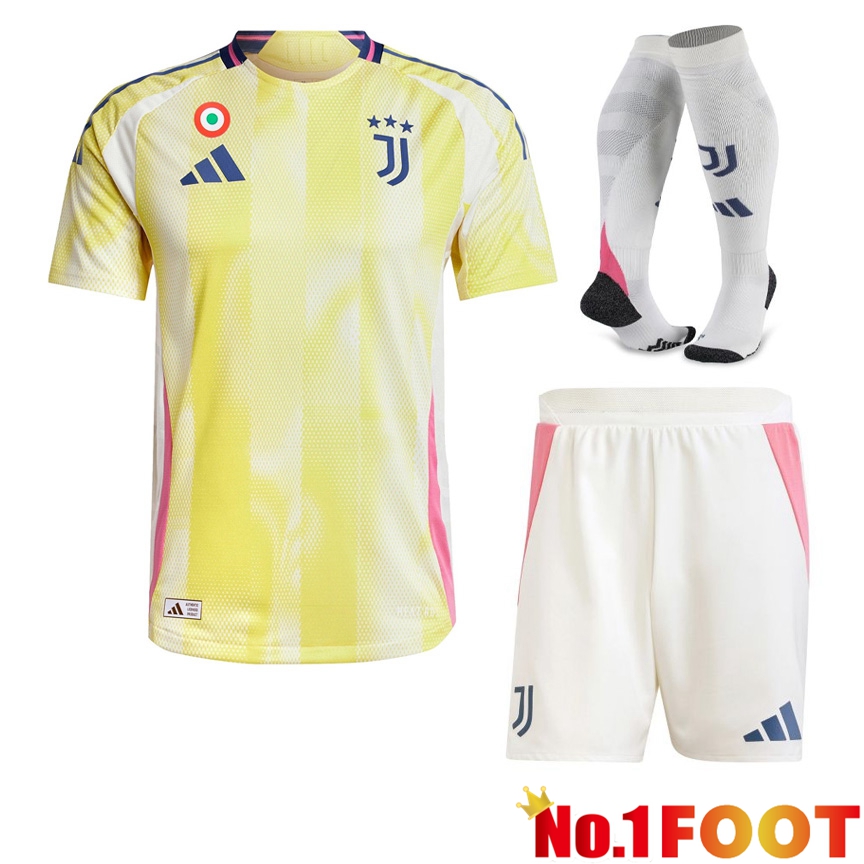 Juventus Away kit Soccer Jersey (Shorts + Socks) 2024/2025