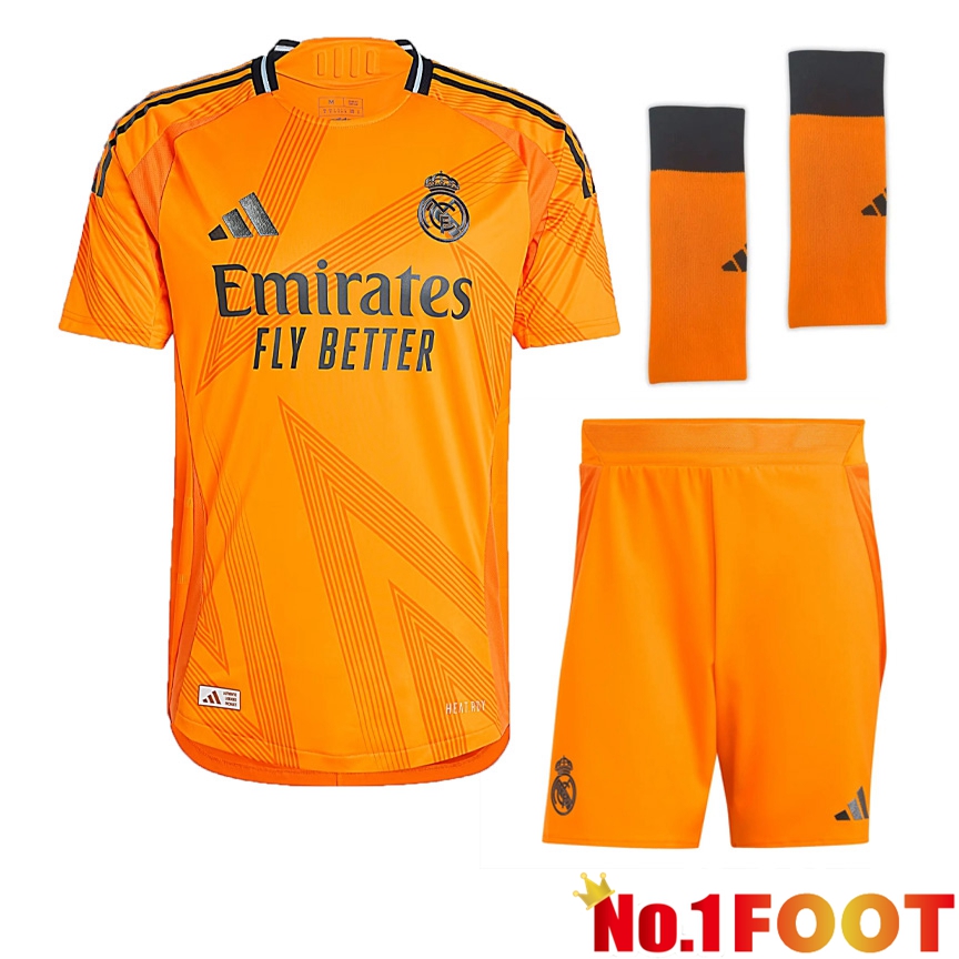 Real Madrid Away kit Soccer Jersey (Shorts + Socks) 2024/2025