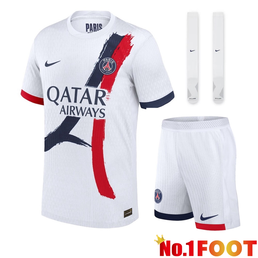 Paris PSG Away kit Soccer Jersey (Shorts + Socks) 2024/2025