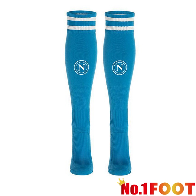 SSC Napoli Home Soccer Socks Blue 2024/2025