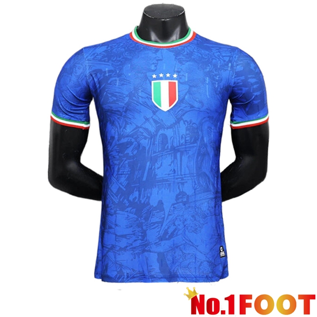 Italy Soccer Jersey Special Edition Blue 2024/2025