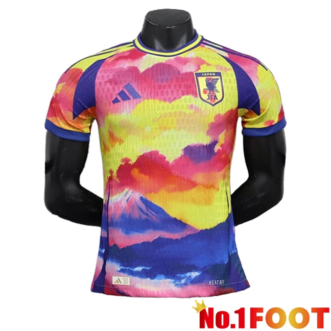 Japan Soccer Jersey Special Edition Yellow/Pink 2024/2025