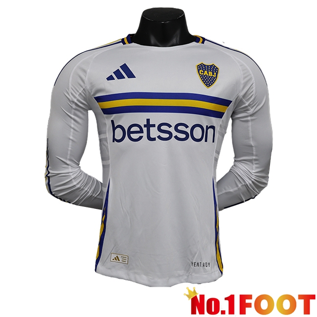 Boca Juniors Away Soccer Jersey Long sleeve 2024/2025