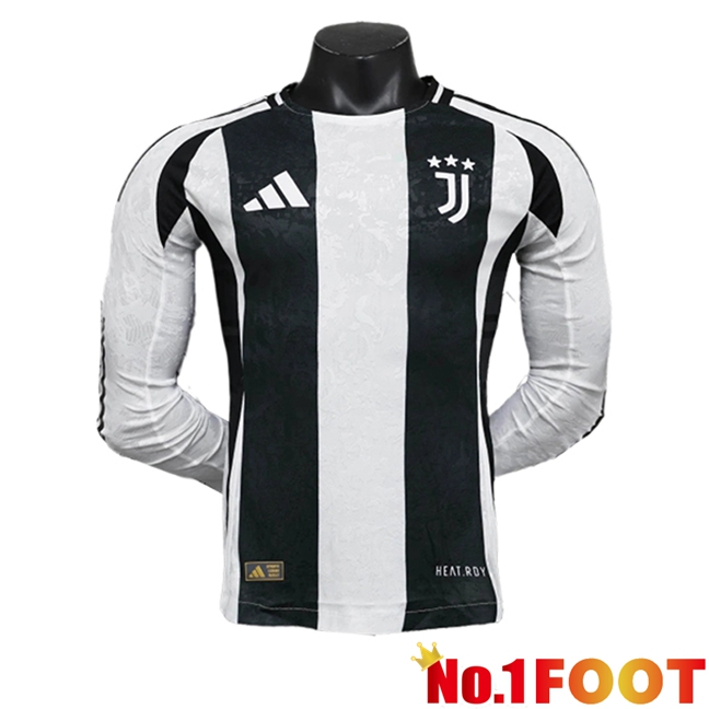 Juventus Long sleeve Home Soccer Jersey 2024/2025