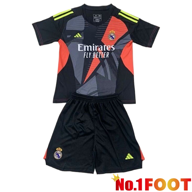 Real Madrid Kids Goalkeeper Soccer Jersey Away Soccer Jersey 2024/2025