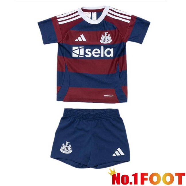 Soccer Jersey Newcastle United Kids Third Blue Red 2024/2025