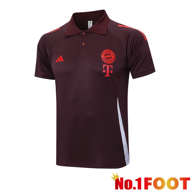 Bayern Munich Soccer Polo Brown 2024/2025