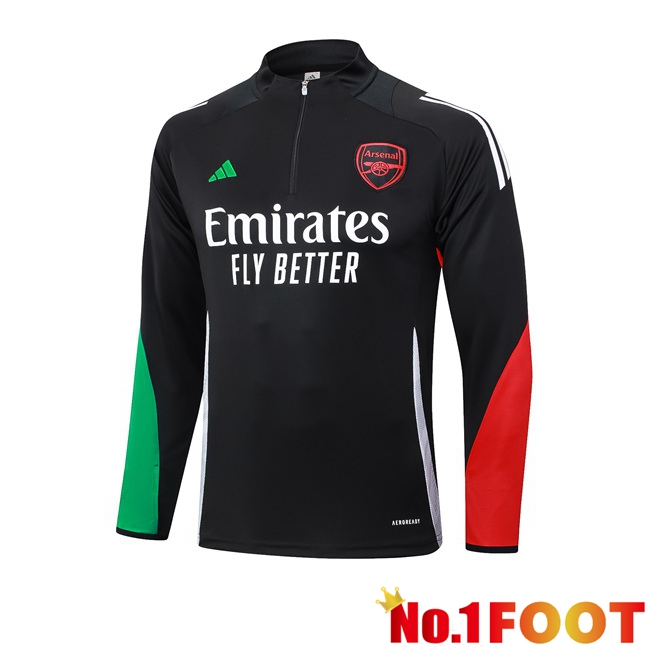 Arsenal Training Sweatshirt Black 2024/2025