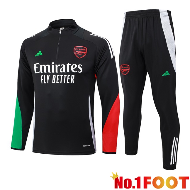 Arsenal Kids kit Training Tracksuit Black 2024/2025