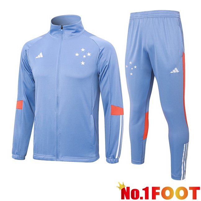 Cruzeiro EC kit Training Tracksuit - Jacket Grey 2024/2025