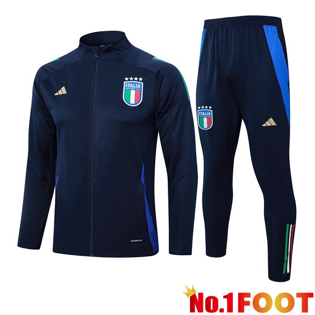 Italy kit Training Tracksuit - Jacket Blue Royal 2024/2025