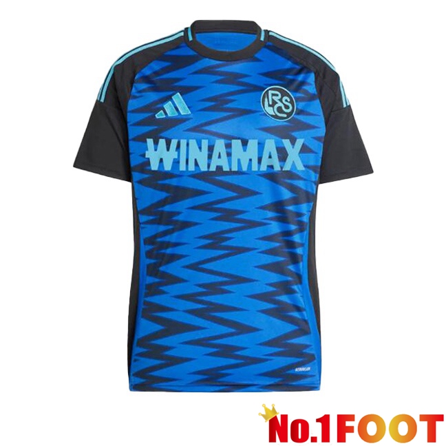 RC Strasbourg Alsace Third Soccer Jersey Blue 2024/2025