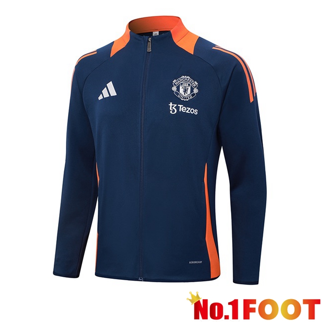 Manchester United Training Jacket Blue Royal 2024/2025