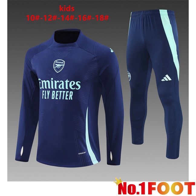 Arsenal Kids kit Training Tracksuit Blue Royal 2024/2025