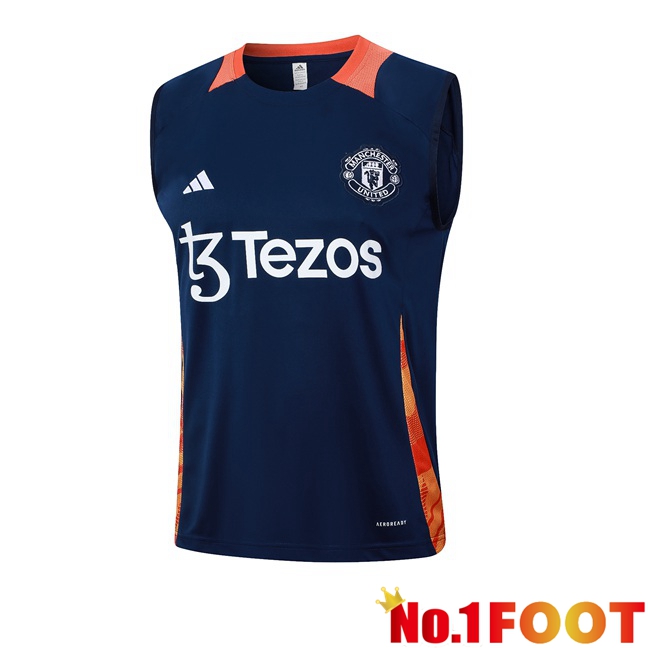 Manchester United Gilet Soccer Blue Royal 2024/2025