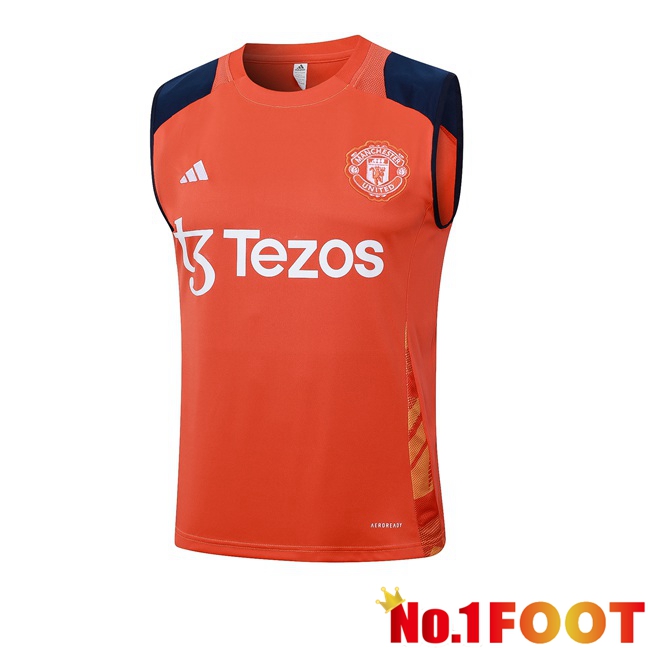 Manchester United Gilet Soccer Orange 2024/2025