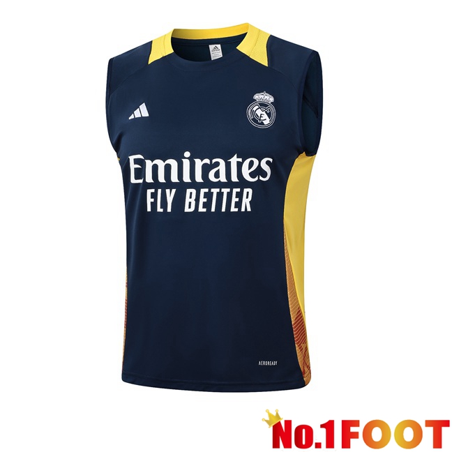 Real Madrid Gilet Soccer Blue Royal 2024/2025