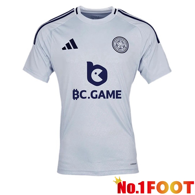 Leicester City Third Soccer Jersey Grey 2024/2025