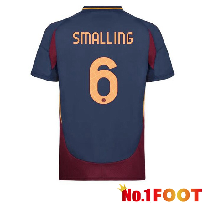 AS Rome (SMALLING 6) Third Soccer Jersey Blue Royal 2024/2025