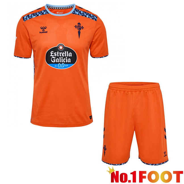 Celta Vigo Kids Third Soccer Jersey Orange 2024/2025