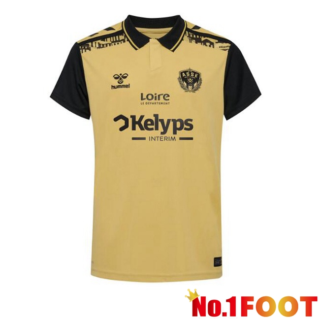 AS St Etienne Third Soccer Jersey Yellow 2024/2025