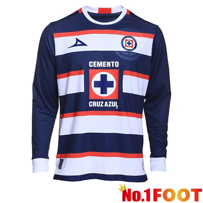 Cruz Azul Goalkeeper Soccer Jersey Long sleeve Black 2024/2025