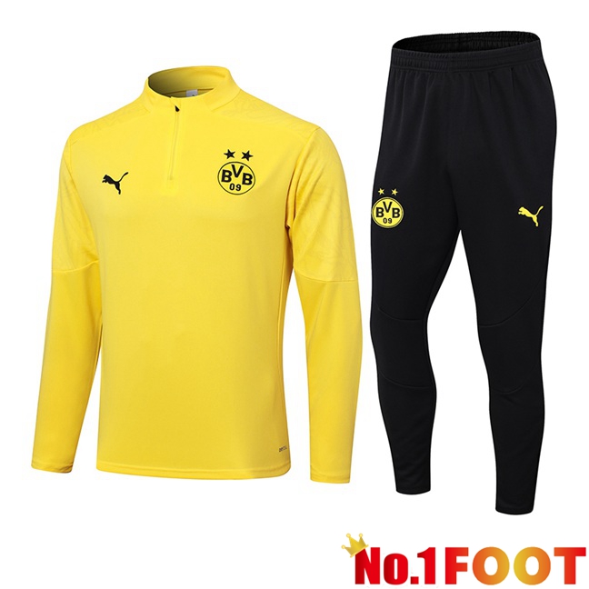 Dortmund BVB Kids kit Training Tracksuit Yellow 2024/2025