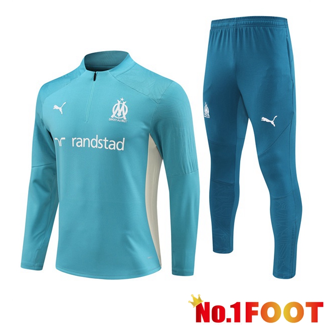 Marseille OM Kids kit Training Tracksuit Green 2024/2025