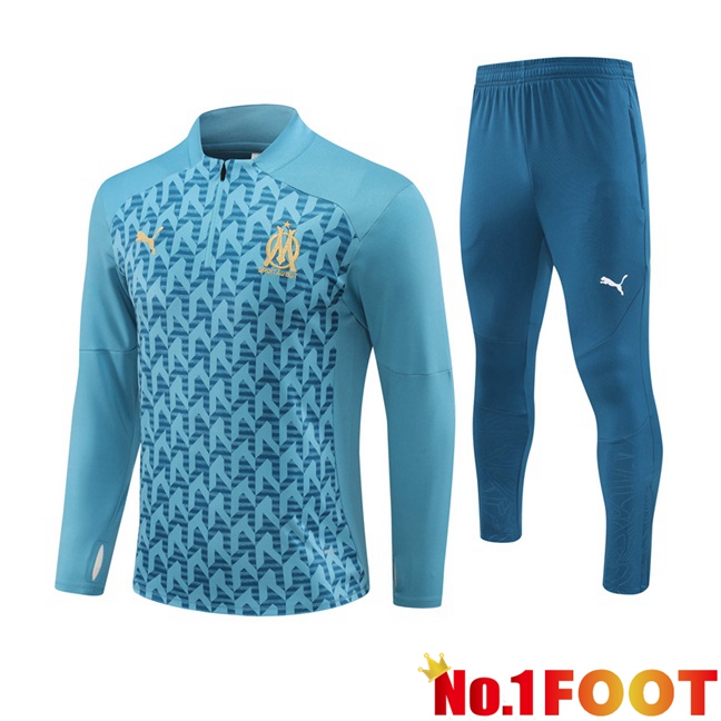 Marseille OM Kids kit Training Tracksuit Green 2024/2025