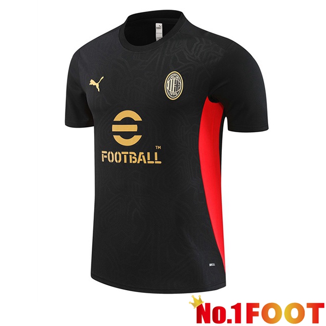 AC Milan Training T Shirt Black 2024/2025