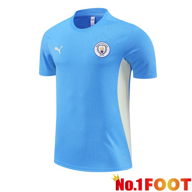 Manchester City Training T Shirt Blue 2024/2025