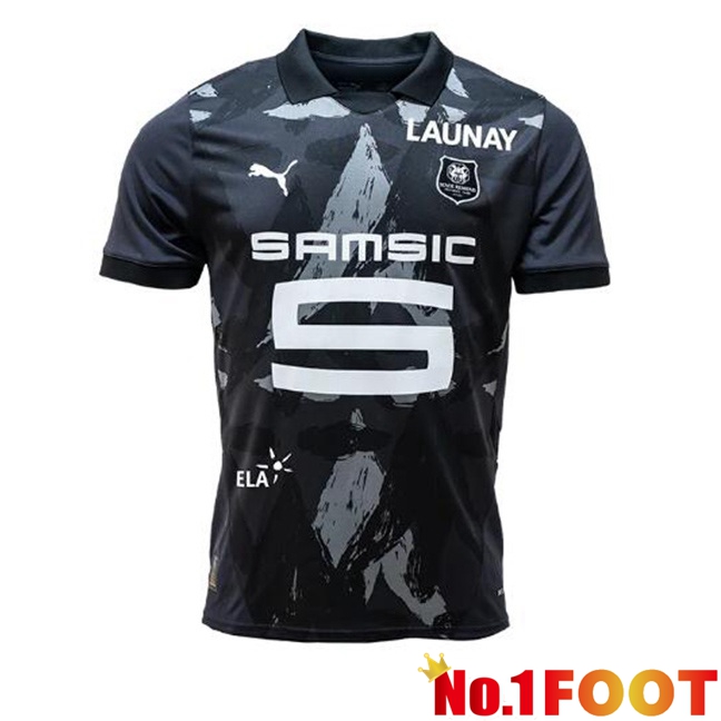 Stade Rennais Third Soccer Jersey Black 2024/2025