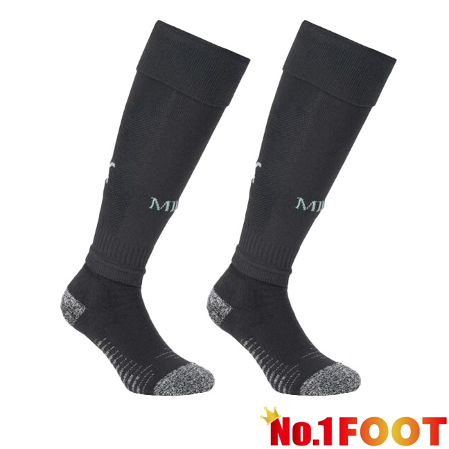 AC Milan Third Soccer Socks Black 2024/2025