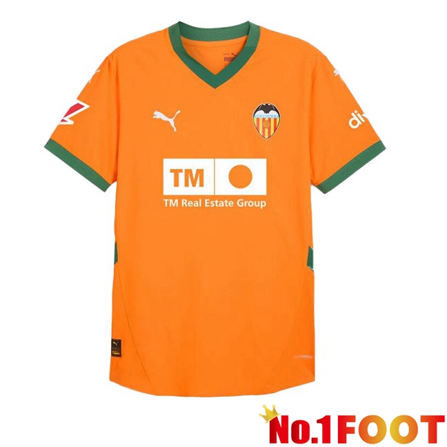 Valencia CF Third Soccer Jersey Orange 2024/2025