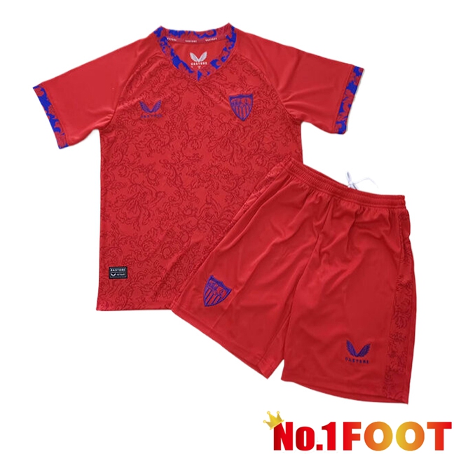 Seville Kids Away Soccer Jersey 2024/2025