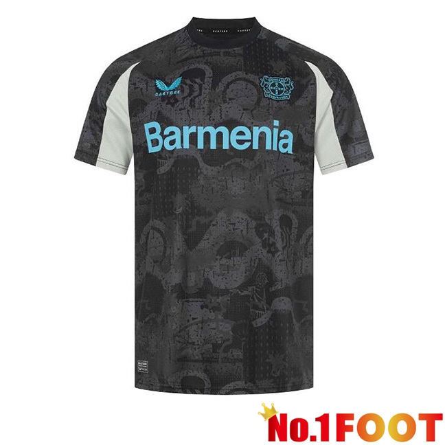 Bayer 04 Leverkusen Third Soccer Jersey Black 2024/2025