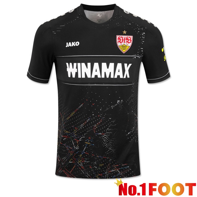 VfB Stuttgart Third Soccer Jersey Black 2024/2025