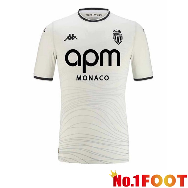 AS Monaco Third Soccer Jersey White 2024/2025