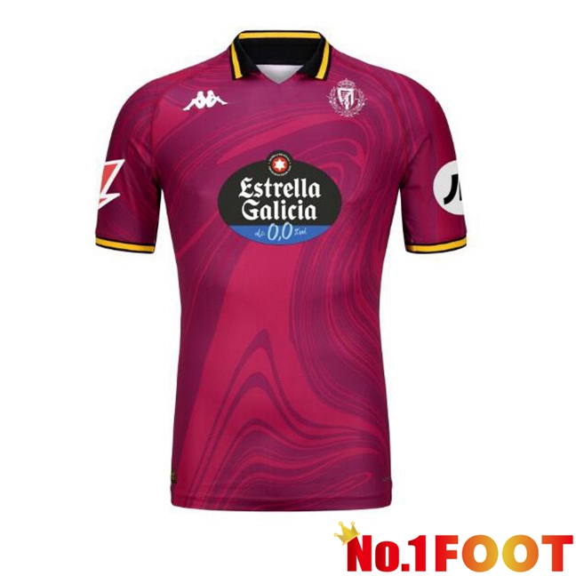 Real Valladolid Third Soccer Jersey Red 2024/2025