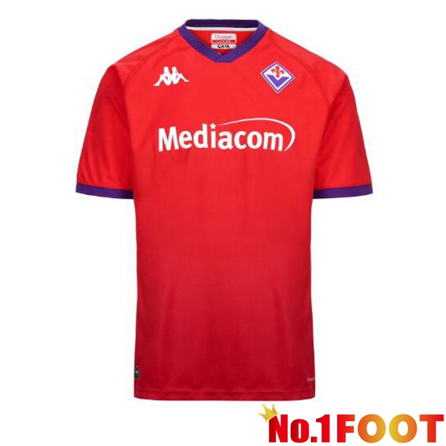 ACF Fiorentina Third Soccer Jersey Red 2024/2025