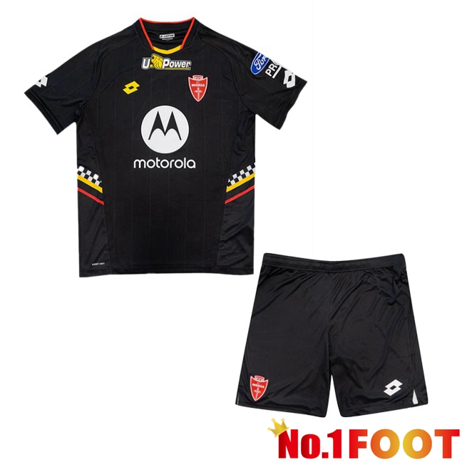 AC Monza Kids Third Soccer Jersey Black 2024/2025