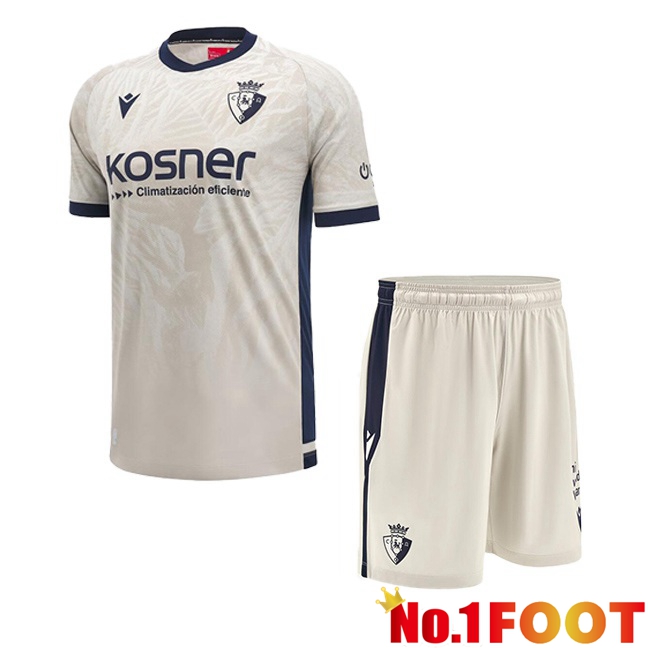 CA Osasuna Kids Away Soccer Jersey White 2024/2025 - Click Image to Close