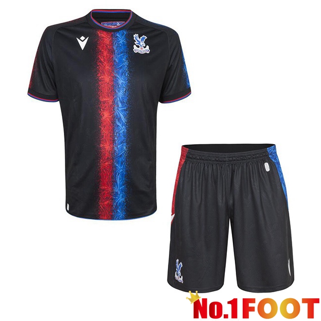 Crystal Palace Kids Third Soccer Jersey Black 2024/2025