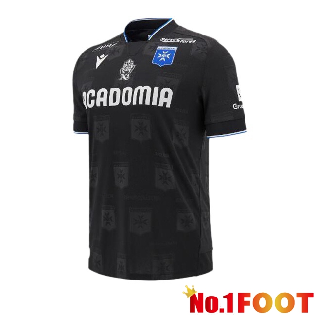 AJ Auxerre Away Soccer Jersey Black 2024/2025