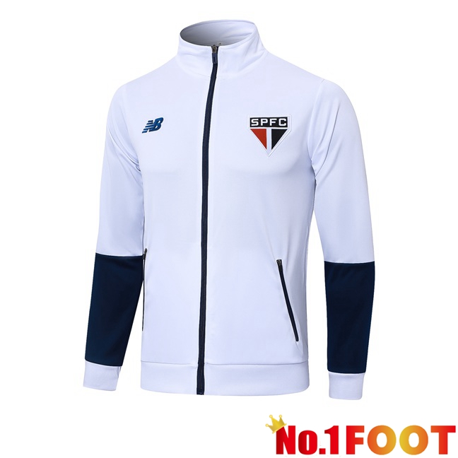 Sao Paulo FC Training Jacket White 2024/2025