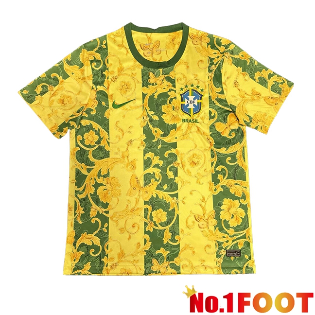 Brazil Soccer Jersey Special Edition Yellow 2024/2025