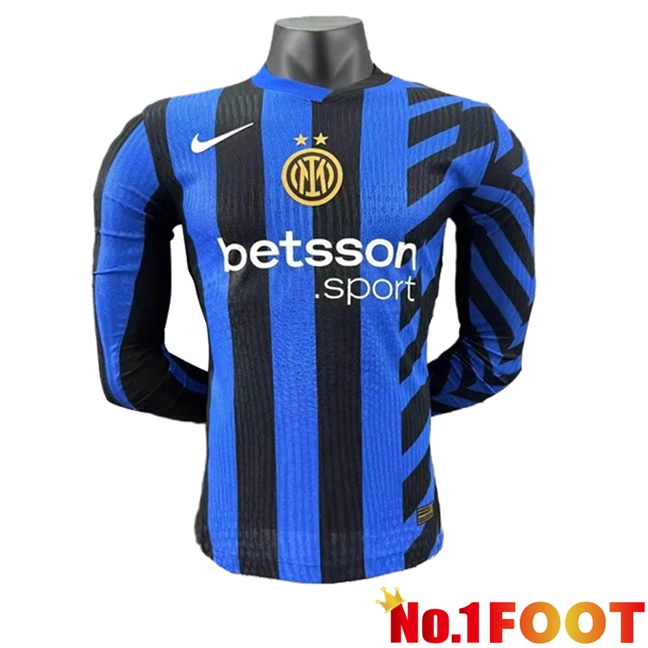 Inter Milan Long sleeve Home Soccer Jersey 2024/2025