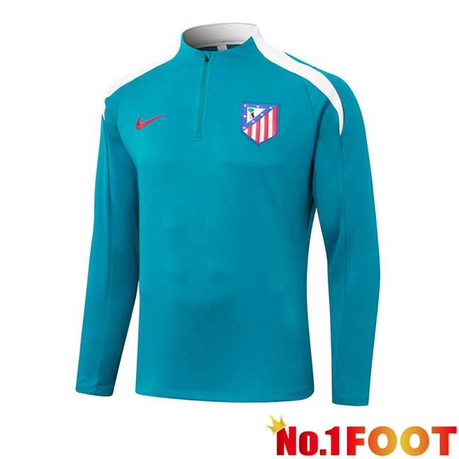 Atletico Madrid Training Sweatshirt Blue 2024/2025