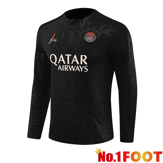 JORDAN Paris PSG Training Sweatshirt Black 2024/2025