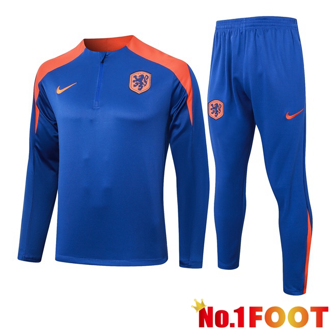 Netherlands Kids kit Training Tracksuit Blue 2024/2025